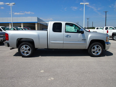 chevrolet silverado 1500 2013 silver pickup truck lt flex fuel v8 2 wheel drive automatic 78009