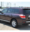 toyota highlander 2012 dk  red suv gasoline 6 cylinders front wheel drive automatic with overdrive 77469