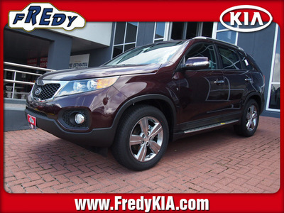 kia sorento 2013 red suv ex gasoline 4 cylinders front wheel drive 6 speed automatic 77034