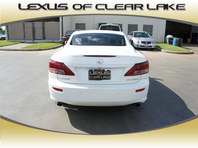lexus is 350c 2010 white gasoline 6 cylinders rear wheel drive automatic 77546