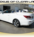 lexus is 350c 2010 white gasoline 6 cylinders rear wheel drive automatic 77546