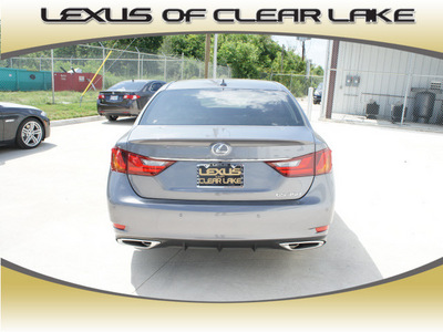 lexus gs 350 2013 gray sedan gasoline 6 cylinders rear wheel drive automatic 77546