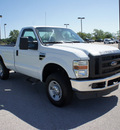 ford f 250 super duty 2008 white pickup truck xl 4x4 8 cylinders automatic 75119