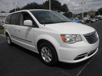 chrysler town and country 2012 white van touring flex fuel 6 cylinders front wheel drive automatic 34474