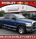 dodge ram 1500 2008 blue pickup truck sxt gasoline 8 cylinders rear wheel drive automatic 27215