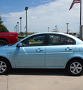 hyundai accent 2011 lt  blue sedan gls gasoline 4 cylinders front wheel drive automatic with overdrive 76018