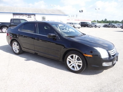 ford fusion 2008 black sedan i4 sel gasoline 4 cylinders front wheel drive automatic 77388