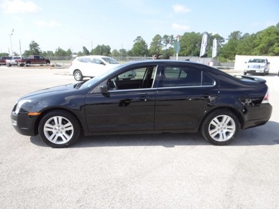 ford fusion 2008 black sedan i4 sel gasoline 4 cylinders front wheel drive automatic 77388