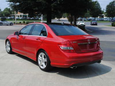 mercedes benz c class 2010 red sedan c300 4matic sport gasoline 6 cylinders all whee drive automatic 27616