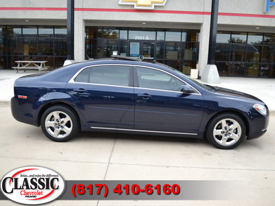 chevrolet malibu 2010 dk  blue sedan lt gasoline 4 cylinders front wheel drive automatic 76051