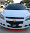 chevrolet malibu 2011 white sedan lt 6 cylinders automatic 76051