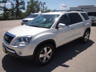 gmc acadia 2009 white suv slt 2 gasoline 6 cylinders front wheel drive automatic 77802