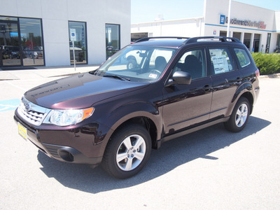 subaru forester 2013 dk  red wagon 2 5x gasoline 4 cylinders all whee drive automatic 77802