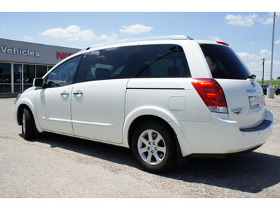nissan quest 2009 white van 3 5 sl gasoline 6 cylinders front wheel drive automatic 76502