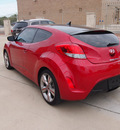 hyundai veloster 2012 red coupe gasoline 4 cylinders front wheel drive 6 speed manual 75070