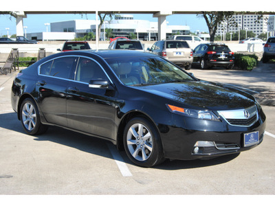 acura tl 2012 black sedan w tech gasoline 6 cylinders front wheel drive automatic with overdrive 77074