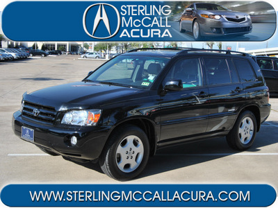 toyota highlander 2007 black suv limited gasoline 6 cylinders front wheel drive automatic with overdrive 77074
