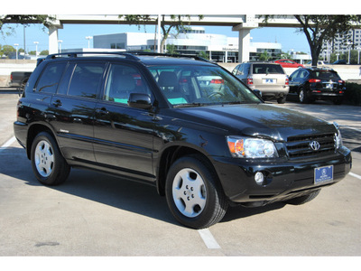 toyota highlander 2007 black suv limited gasoline 6 cylinders front wheel drive automatic with overdrive 77074