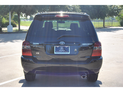 toyota highlander 2007 black suv limited gasoline 6 cylinders front wheel drive automatic with overdrive 77074