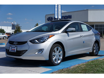 hyundai elantra 2013 silver sedan limited gasoline 4 cylinders front wheel drive automatic 77094