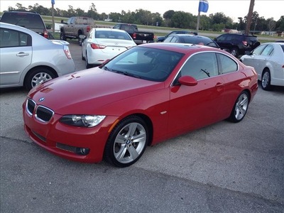 bmw 3 series 2007 red coupe 335i gasoline 6 cylinders rear wheel drive 77037