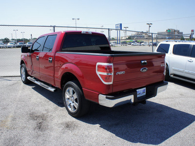 ford f 150 2010 dk  red xlt gasoline 8 cylinders 2 wheel drive automatic 75062