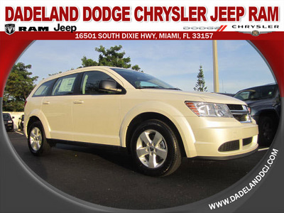 dodge journey 2013 white american value package 4 cylinders automatic 33157