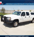 chevrolet silverado 2500hd classic 2007 white lt diesel 8 cylinders 4 wheel drive automatic 76108