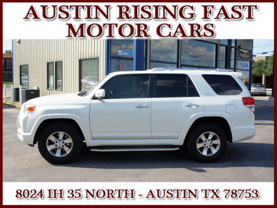 toyota 4runner 2011 white suv sr5 gasoline 6 cylinders 2 wheel drive automatic 78753