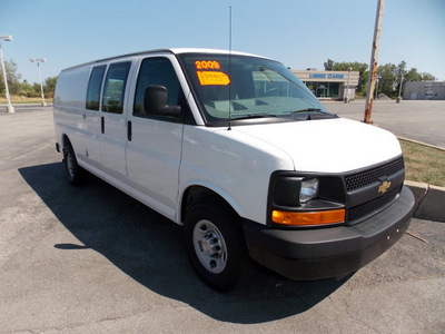 chevrolet express 2009 white van g2500 gasoline 8 cylinders rear wheel drive automatic 14224