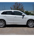 mitsubishi outlander sport 2012 white se gasoline 4 cylinders front wheel drive automatic 77094