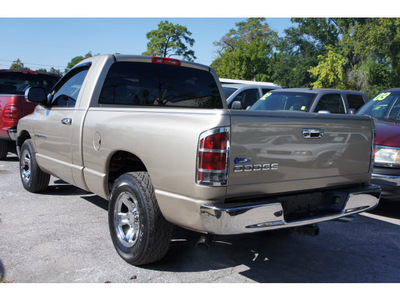 dodge ram 1500 2004 tan pickup truck st gasoline 6 cylinders rear wheel drive automatic 77018