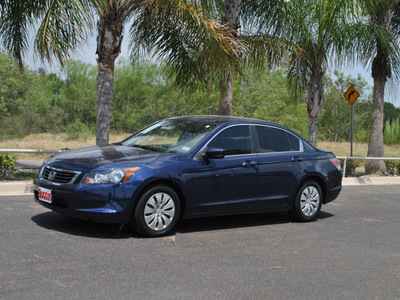 honda accord 2009 blue sedan lx gasoline 4 cylinders front wheel drive 5 speed automatic 78550