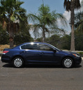 honda accord 2009 blue sedan lx gasoline 4 cylinders front wheel drive 5 speed automatic 78550