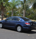 honda accord 2009 blue sedan lx gasoline 4 cylinders front wheel drive 5 speed automatic 78550