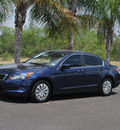 honda accord 2009 blue sedan lx gasoline 4 cylinders front wheel drive 5 speed automatic 78550