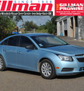 chevrolet cruze 2011 blue sedan ls gasoline 4 cylinders front wheel drive 6 speed automatic 78550