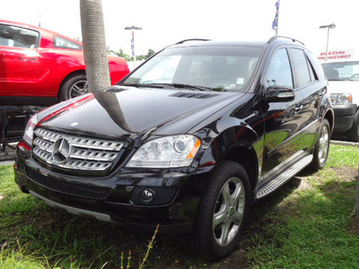 mercedes benz ml350 2008 black suv sport gasoline 6 cylinders 4 wheel drive automatic 33157