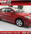 toyota corolla 2012 red sedan s gasoline 4 cylinders front wheel drive not specified 91731
