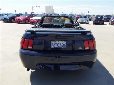 ford mustang 2002 blue deluxe gasoline 6 cylinders rear wheel drive automatic 90241