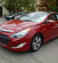 hyundai sonata hybrid 2012 red sedan hybrid 4 cylinders front wheel drive automatic 94010