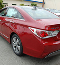 hyundai sonata hybrid 2012 red sedan hybrid 4 cylinders front wheel drive automatic 94010