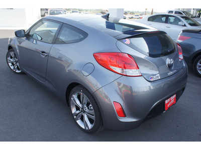 hyundai veloster 2013 triathlon gray coupe gasoline 4 cylinders front wheel drive automatic 78550