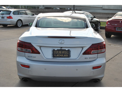 lexus is 350c 2010 gray gasoline 6 cylinders rear wheel drive automatic with overdrive 77074