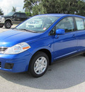 nissan versa 2012 blue hatchback s gasoline 4 cylinders front wheel drive 6 speed manual 33884