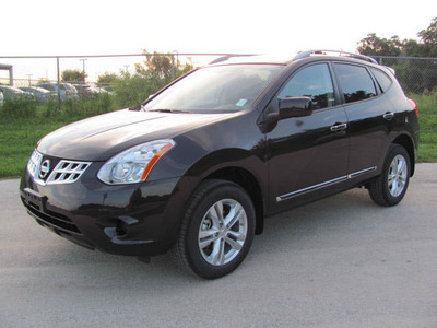 nissan rogue 2013 black amethyst sv gasoline 4 cylinders front wheel drive automatic 33884