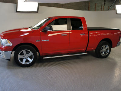 dodge ram 1500 2010 red pickup truck st lone star gasoline 8 cylinders 2 wheel drive automatic 75219