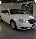 chrysler 200 2012 white sedan lx gasoline 4 cylinders front wheel drive automatic 75219