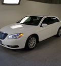chrysler 200 2012 white sedan lx gasoline 4 cylinders front wheel drive automatic 75219