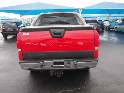 chevrolet avalanche 2005 red lt flex fuel 8 cylinders rear wheel drive automatic 76234